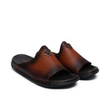 Brown Leather Slipper GT17