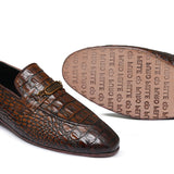 Croc Leather Shoe FA03
