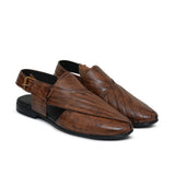 Brown Folding Sandal Da16