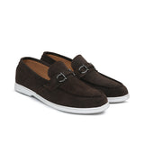 Chocolate Brown Suede Shoe La13