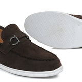 Chocolate Brown Suede Shoe La13