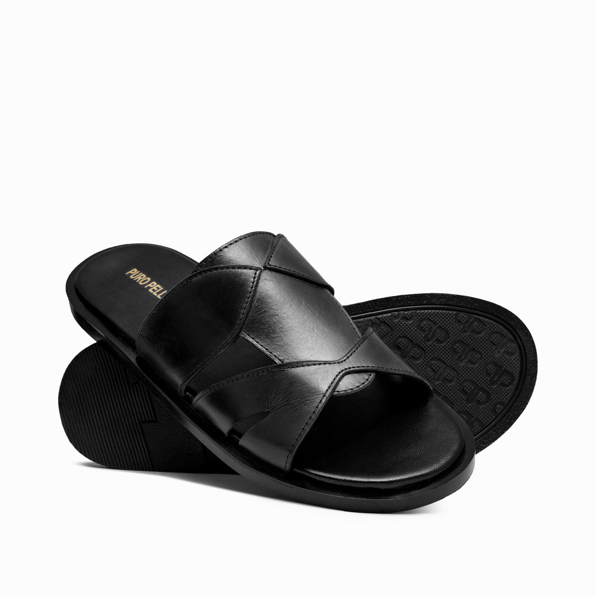 Black Cross Slipper SA32