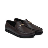 Kids' Elegant Dark Brown Shoe Lak09