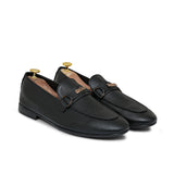 Black Fashion Buckle Folding Shoe PA40