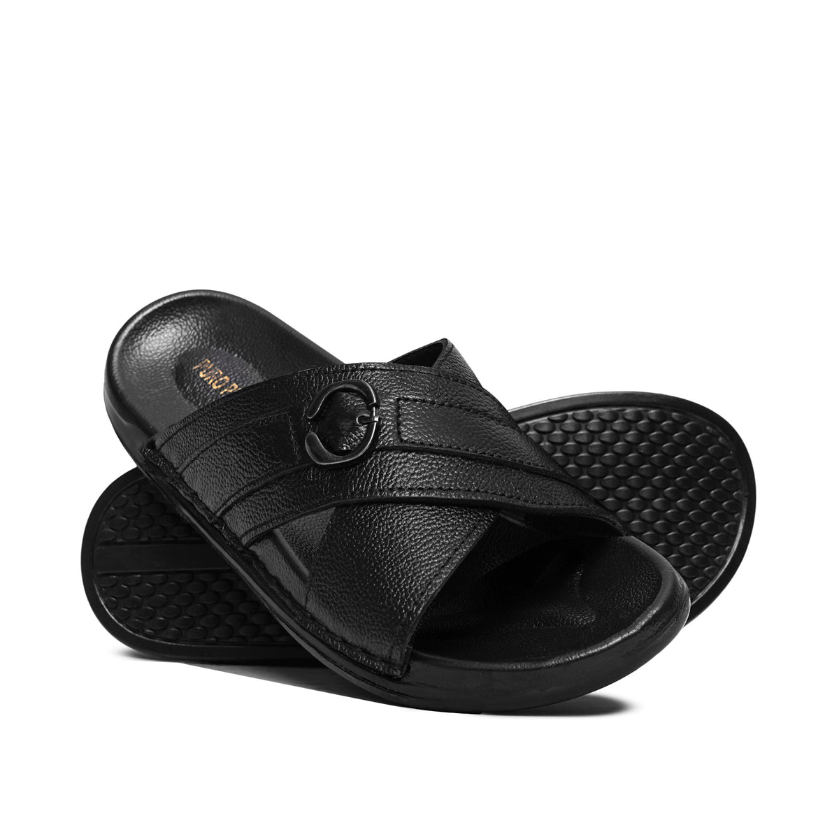 Brown Leather Slipper GT26