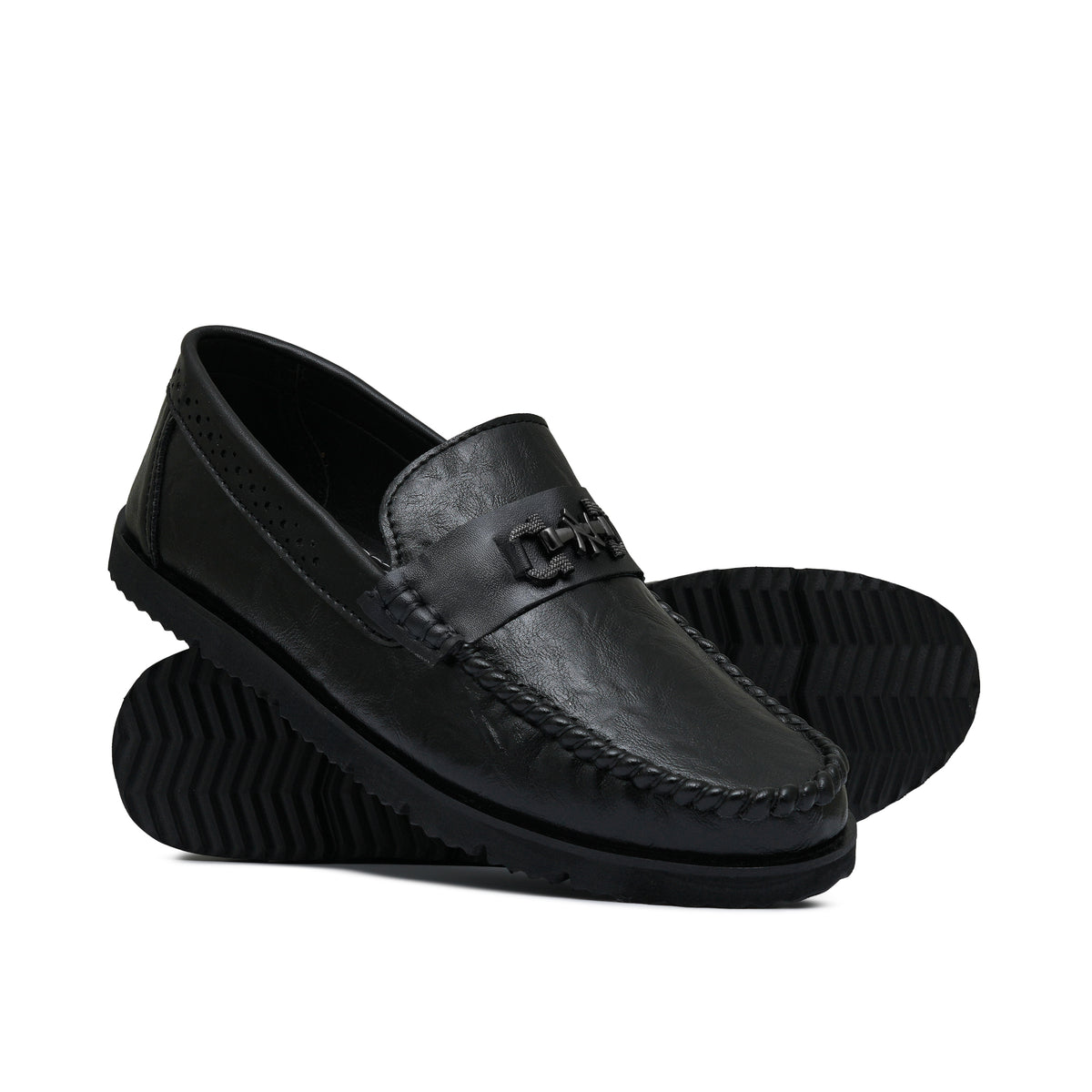 Kids' Elegant Black Shoe Lak08