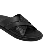 Black Strap Slipper SU06