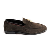 Men Formal Handmade Premium Suede Coffee Brown Shoe RSH