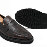 Brown High Sole Shoe PJ50
