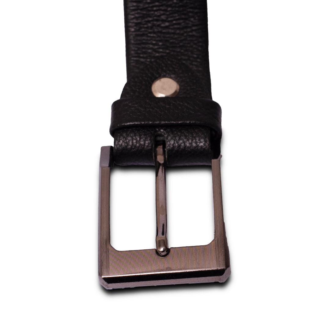 Premium Men Black Leather Belt MUB 001