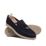 Navy Blue Tassel Shoe LU27