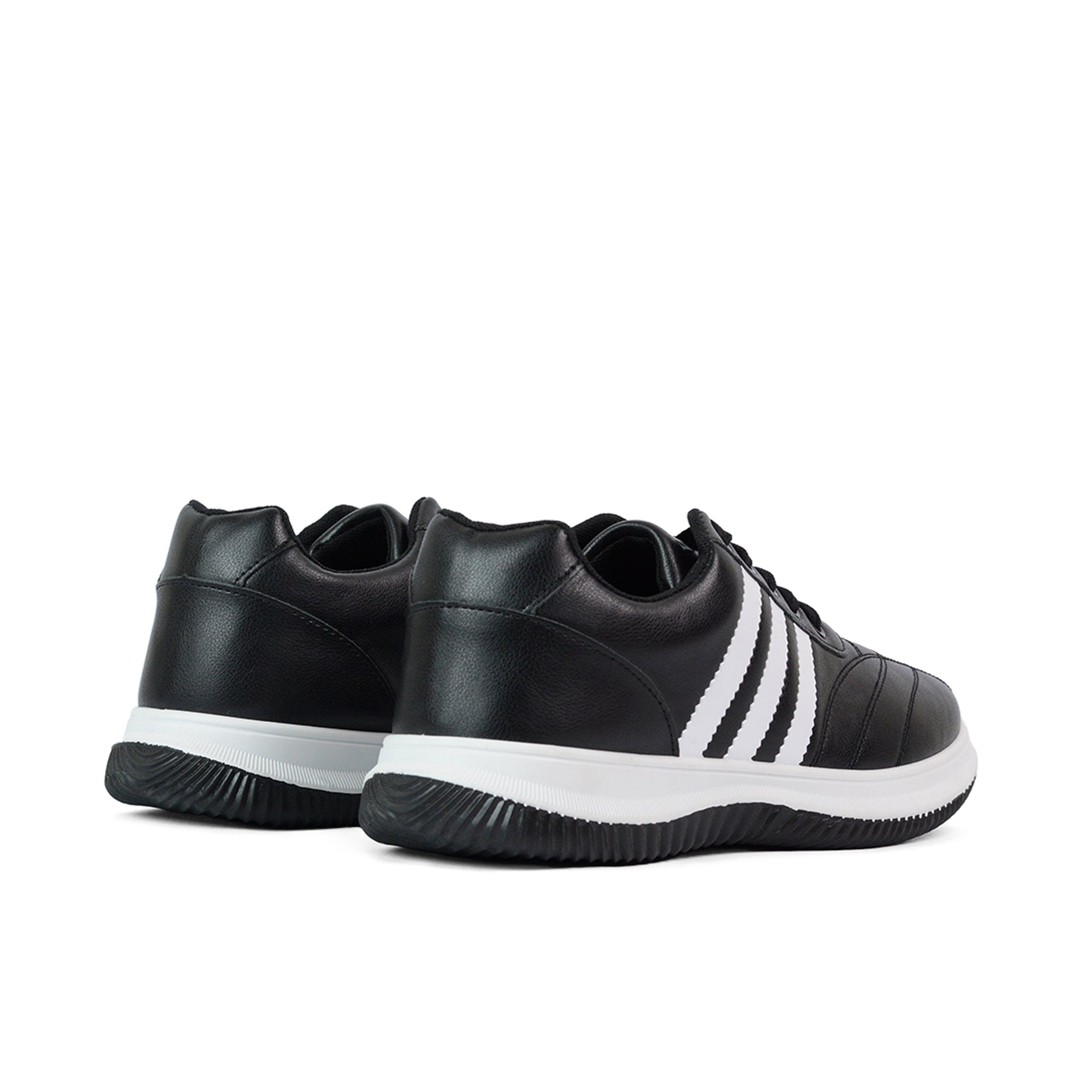 Men Premium Black Laces Sneaker NSK-0051