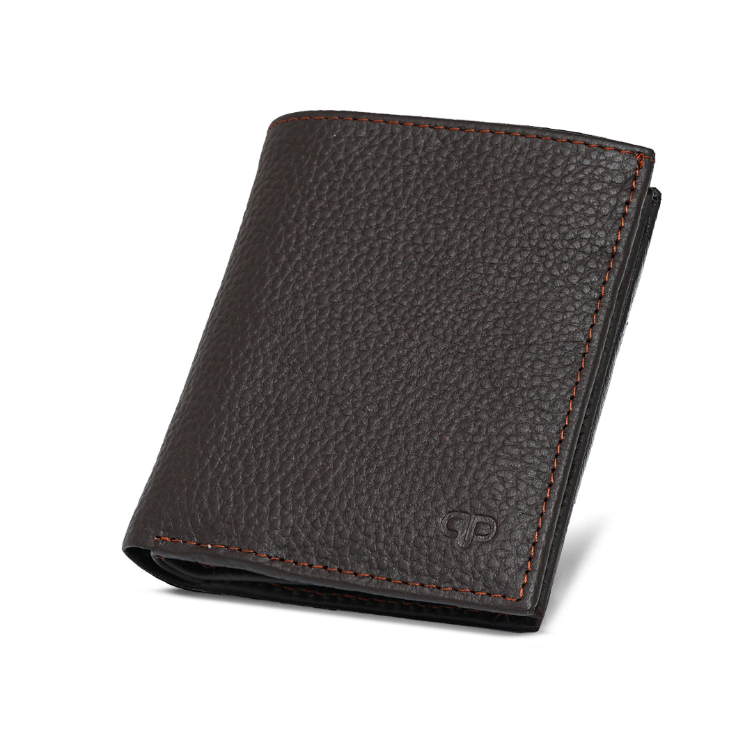 Men Brown Leather Wallet GR75