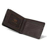 Men Leather Brown Patten Wallet CLP