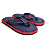 Men Slippers Flip Flop Comfortable Red Blue B2 555