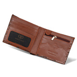 Men Brown Leather Wallet 597C