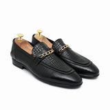 Black Leather Shoe PJ49