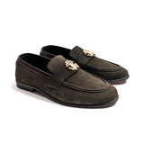 Men Formal Handmade Premium Suede Coffee Brown Shoe RSH