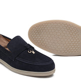 Navy Blue Tassel Shoe LU27