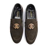Men Formal Handmade Premium Suede Coffee Brown Shoe RSH