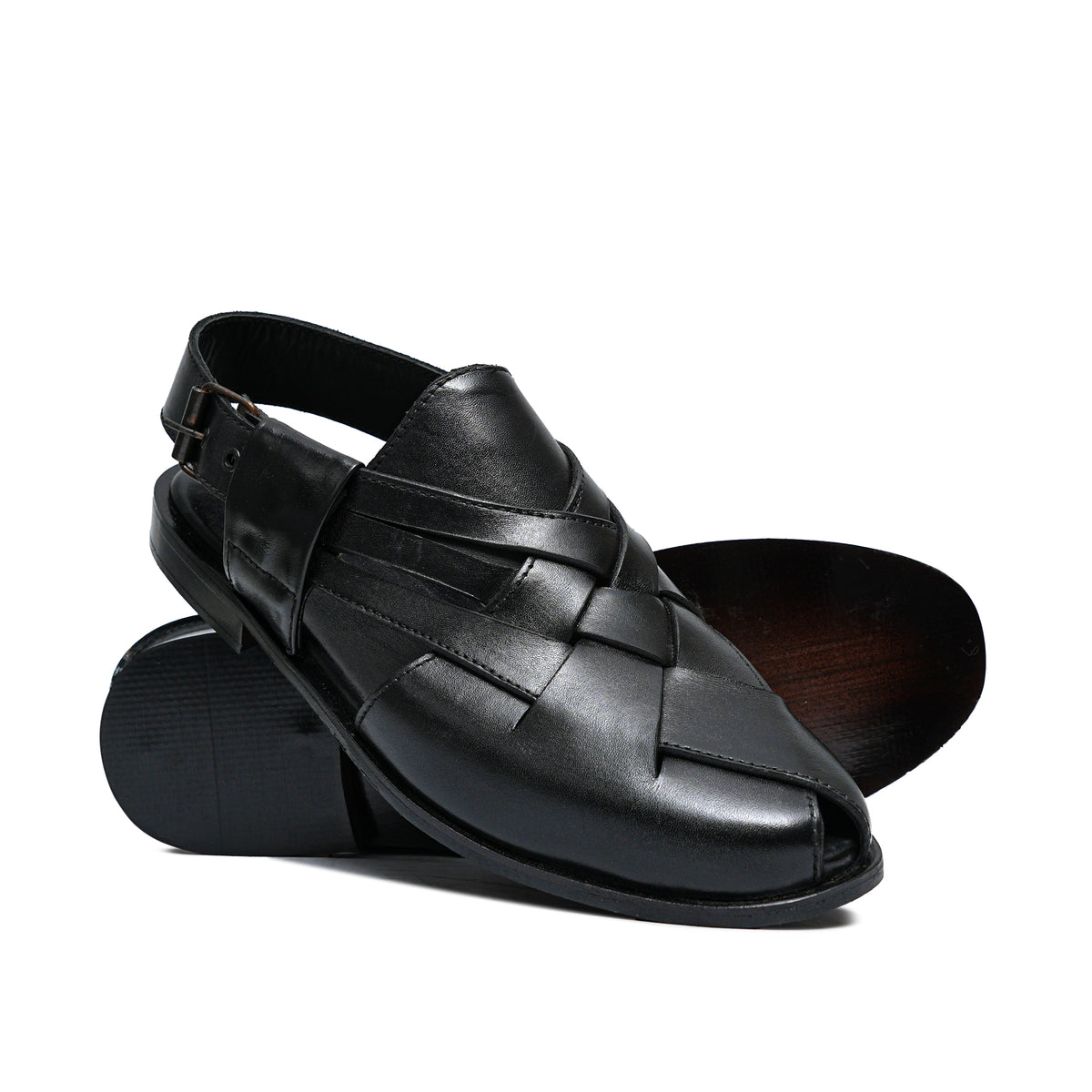 Black Cut Sandal GT39