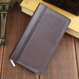 Men Leather long Wallet TP ZIP