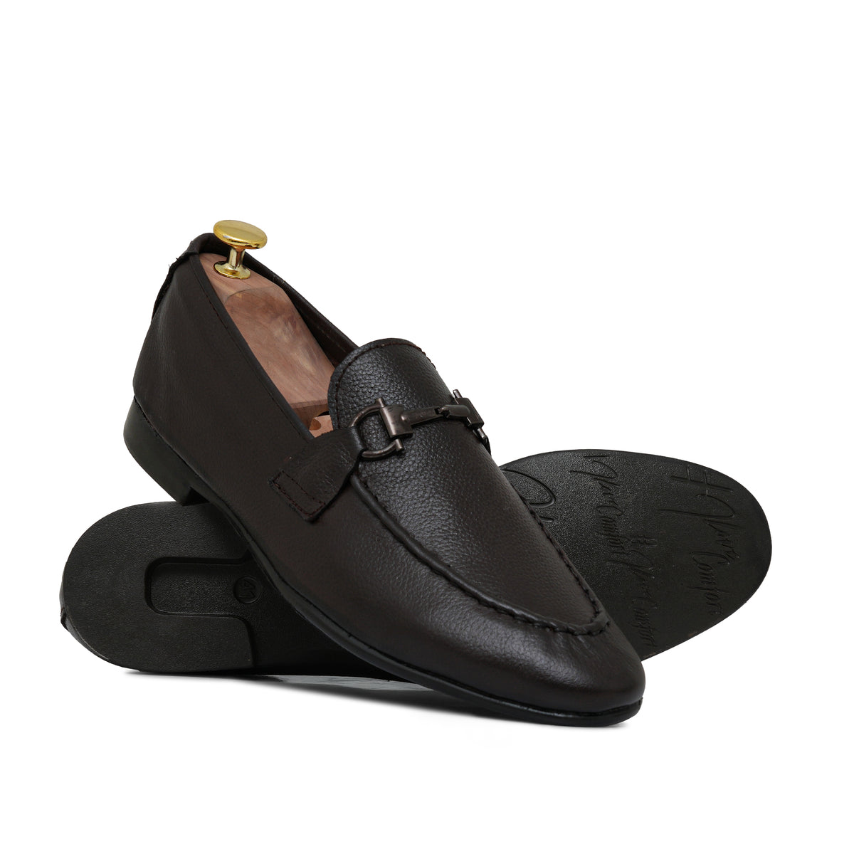 Brown Stallion Leather Shoes PA32