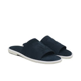 Imported Blue Suede Slipper SH02