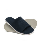 Imported Blue Suede Slipper SH02