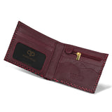 Men Maroon Leather Wallet 597C