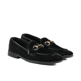 Black Suede & Patent Shoe FZ07