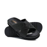 Black Cross Slipper SA157
