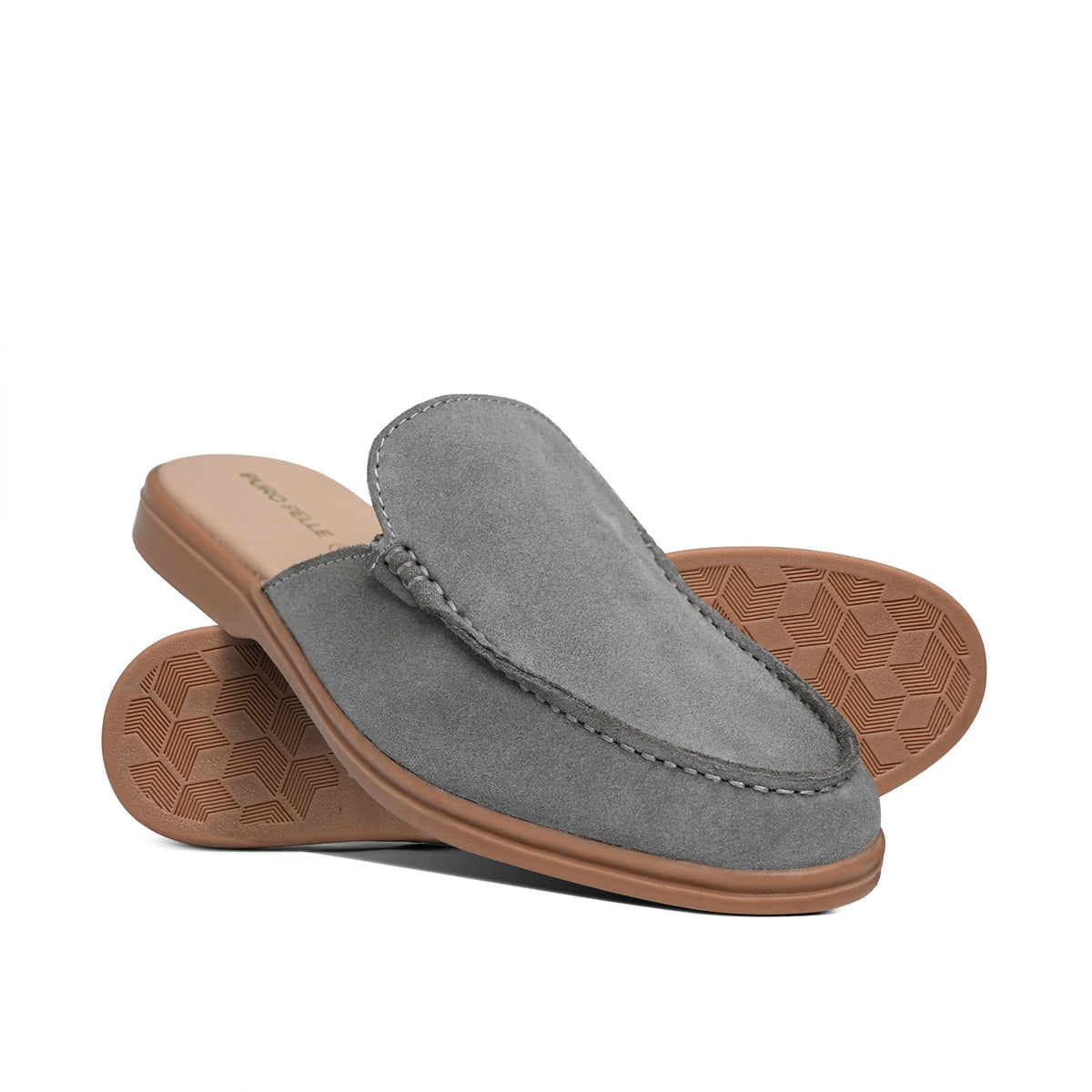 Grey Suede Mule MU01