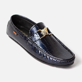Men Blue Tone Croc Loafer 0045