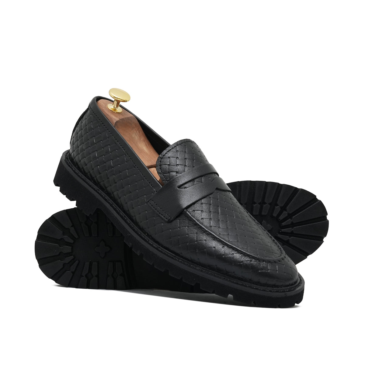 Black High Sole Shoe PJ53