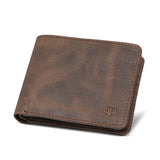 Men Brown Leather Wallet PU1
