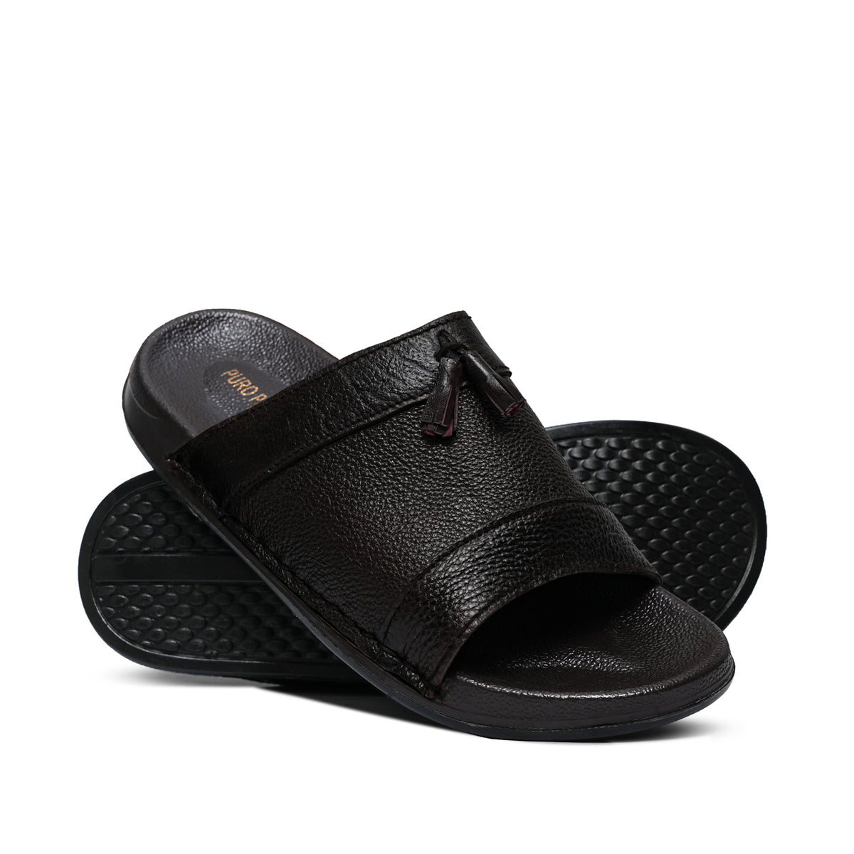 Brown Tassel Slipper GT32