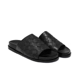 Black Woven Slipper SA110
