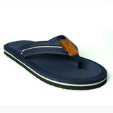 Men Slippers Flip Flop Comfortable Blue White