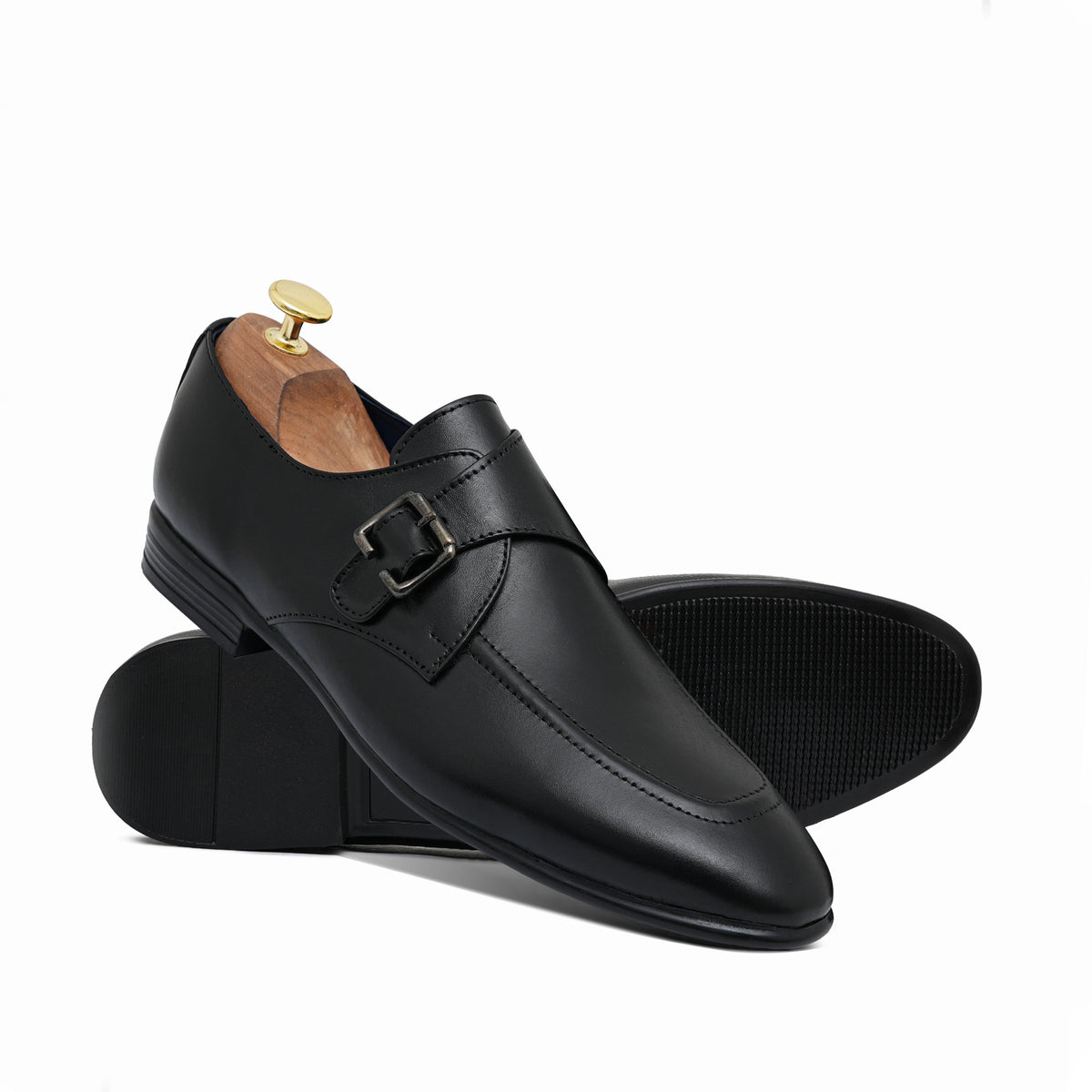 Black Singal Monk Shoe PJ47