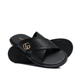 Black Cross Slipper SZ11