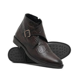 Brown Monk Chelsea Boots PD12