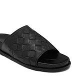 Black Woven Slipper SA110