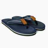 Men Slippers Flip Flop Comfortable Blue White
