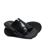 Black Patten Slipper SZ09