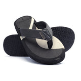 Men Slippers Flip Flop Comfortable Black B1