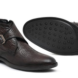 Brown Monk Chelsea Boots PD12