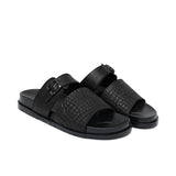 Black Croc Slipper SA128