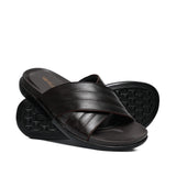 Brown Leather Slipper GT28