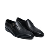 Burnished Monk Black Shoe PS05